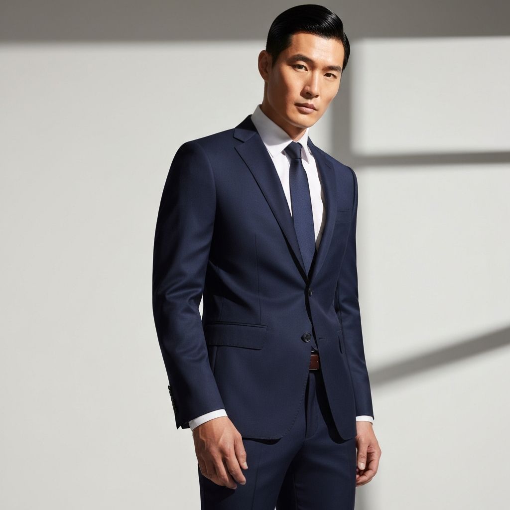 Slim Fit Navy Suit